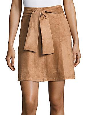 State Of Being Solid A-line Skirt