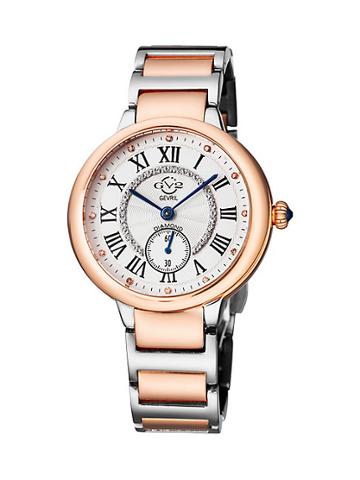 Gv2 Rome Rose Goldtone Stainless Steel Bracelet Watch