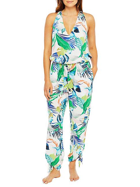 La Blanca In The Moment Tropical-print Jumpsuit
