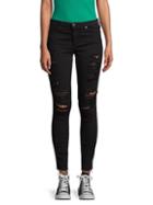 Ag Distressed Dark Jeans