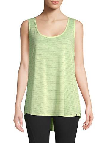 Marc New York Andrew Marc High-low Striped Tank Top