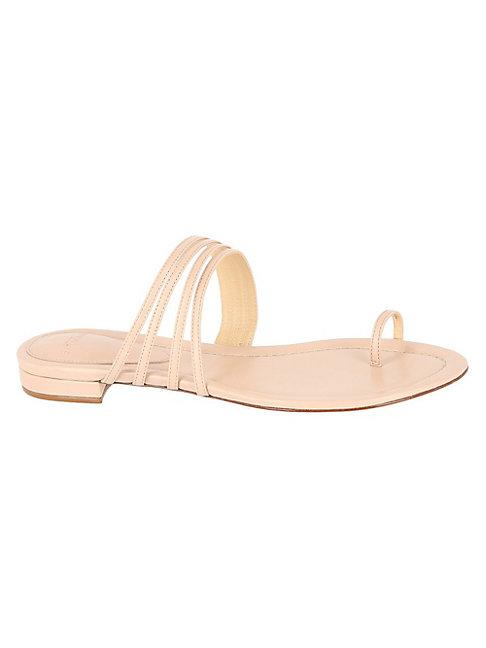 Alexandre Birman Strappy Leather Toe-loop Sandals