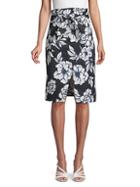 Marissa Webb Floral-print Tie-front Skirt