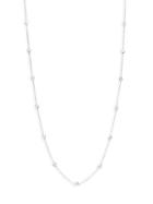 Diana M Jewels 14k White Gold & Diamond Station Necklace