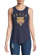 Chaser Peace Muscle Cotton Tank Top