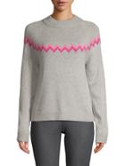 Saks Fifth Avenue Chevron Wool Blend Sweater