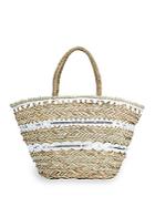 La Sera Capelli Sequined Woven Tote