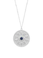 Gabi Rielle Love & Protection Evil Eye Sterling Silver & Crystal Necklace