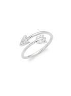 Kc Designs Diamond & 14k White Gold Arrow Ring