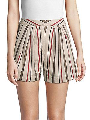 J.o.a. Striped Cotton Shorts