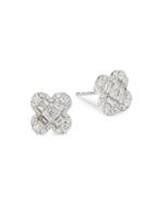 Diana M Jewels 14k White Gold & 1.30 Tcw Diamond Stud Earrings