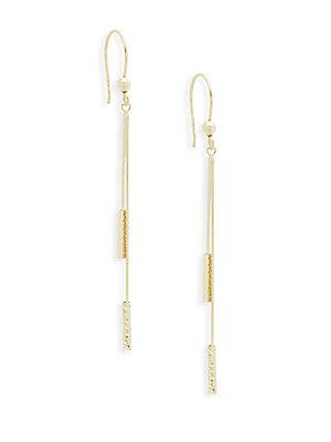 Saks Fifth Avenue 14k Yellow Gold Tassel Drop Earrings