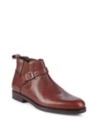 Phineas Cole Buckle Leather Chelsea Boots