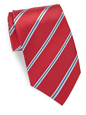 Saks Fifth Avenue Regimental-stripe Silk Tie