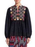 Figue Nora Cotton Embroidery Blouse