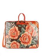 Balenciaga Blanket Floral Weekender Bag