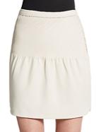 Halston Heritage Asymmetrical Seamed Skirt