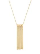 Rebecca Minkoff Spiked Chain Fringe Necklace