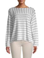 Eileen Fisher Heathered Striped Sweater