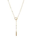 Lana Jewelry Bond Cusp 14k Yellow Gold Lariat Necklace