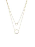 Saks Fifth Avenue 14k Yellow Gold Double Layer Necklace
