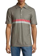 Dunning Golf Engineered Striped Polo Shirt