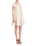 Rebecca Taylor Sparkle Tweed Fit-&-flare Dress