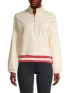 Monrow Half-zip Pullover Top
