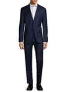Calvin Klein Sharkskin Wool Slim-fit Suit