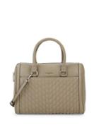 Karl Lagerfeld Paris Agyness Quilted Leather Satchel Bag