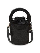 Aranaz Mini Ines Woven Straw Bucket Bag