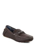 Calvin Klein Morrie Moc-toe Leather Loafers