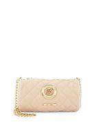 Love Moschino Quilted Faux-leather Crossbody Bag