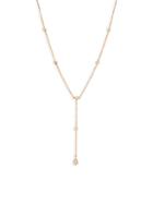 Saks Fifth Avenue 14k Rose Gold & Diamond Lariat Necklace