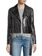 Helmut Lang Belted Leather Jacket