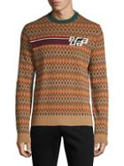 Prada Chevron Wool & Cashmere-blend Sweater