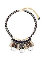 Nocturne Crystal Beaded Statement Necklace