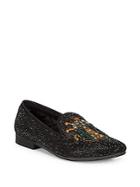 Steve Madden P-scarab Embellished Smoking Slippers