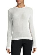 Carven Sheer Striped Pullover