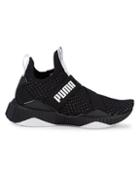 Puma Defy Mid Core Perforated-knit Trainers