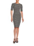 Bailey 44 Striped Knit Sheath Dress