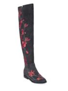 Ash Jess Embroidered Suede Over-the-knee Boots