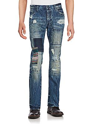 Prps Distressed Five-pocket Jeans