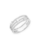 Kc Designs 14k White Gold And Diamond Cut-out Ring