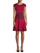 Karen Millen Lace Pattern Fit-and-flare