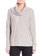 Saks Fifth Avenue Cable-knit Cowlneck Sweater