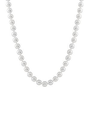 Masako 8-9mm White Pearl And 14k Yellow Gold Necklace