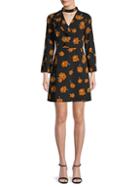 Derek Lam 10 Crosby Floral-print Ruffled Mini Dress