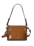 Chlo Small Roy Gusset Grained Leather Bag