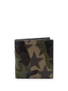 Valentino Camouflage Leather Wallet